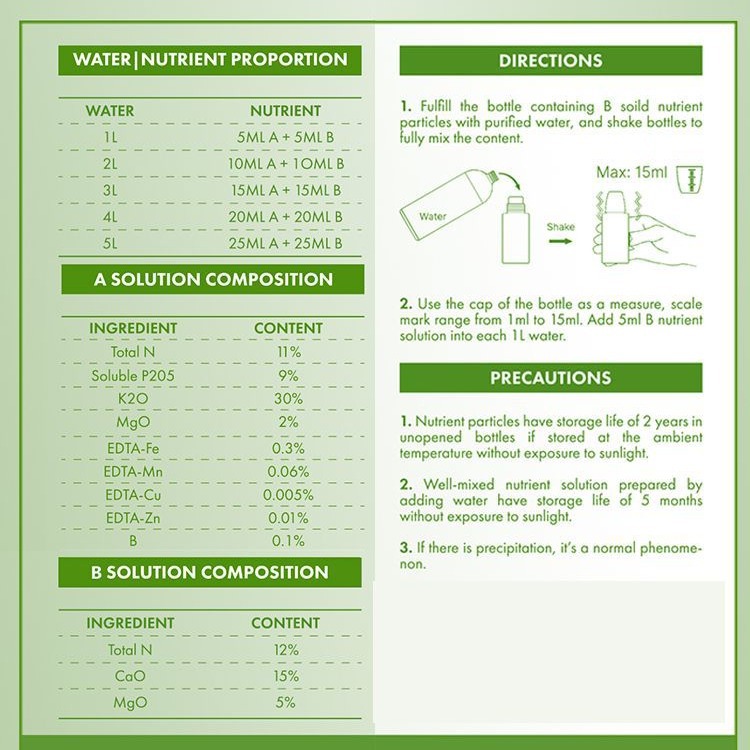 Hydroponiczny roztwór odżywczy – Nutrient Solution Ab recenzja i cena